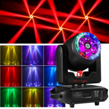 6x15W LED RGBW Bee Eye Beam Stage Lights 150MW Green Laser DMX Moving He... - $234.71