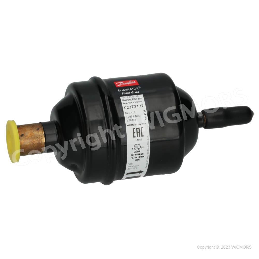 Hermetic filter drier Danfoss DML 054S/3.8mm  023Z3177/023Z317791 - $19.40