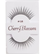 CHERRY BLOSSOM EYELASHES MODEL# 138 -100% HUMAN HAIR BLACK 1 PAIR PER PACK - £1.49 GBP+
