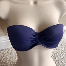 New Victoria’s Secret Swim Purple Ruche Push Up Bikini Bandeau Top 34A - £11.82 GBP