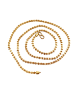 22 karat hallmark strong gold 9in rope chain babies gift handmade jewelry - £2,825.61 GBP