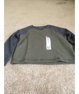 Hanes Boys Sweatshirt Size Small Green Blue - £21.41 GBP