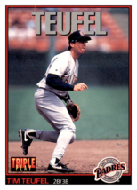 1993 Triple Play Tim
  Teufel   San Diego Padres Baseball Card
  GMMGD - $10.06 MXN