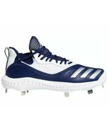 Adidas Icon V Bounce Baseball Cleats Metal Mens Size 16 White, Blue Iced... - $47.48 CAD