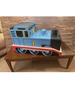 Thomas The Train Tank Engine Large Wooden Bench Storage Bin Toy Chest Ki... - £155.80 GBP