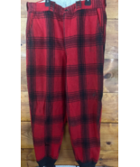 VTG Men&#39;s Sanforized Sailboat Thick Wool Plaid Hunting Pants Size 34x28 ... - $377.61 MXN