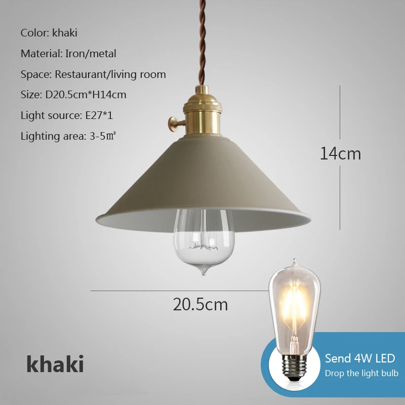 Industrial Vintage Pendant Light Dining Table LED Pendant Lamp Ceiling For room  - £206.47 GBP