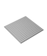 16X16 Base Plate Grey Building Parts Diy Collectible Minifigures Toys - $8.99