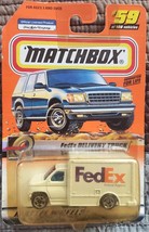 Matchbox Ford FedEx Delivery Truck Number 59 Sealed - £9.71 GBP