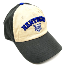 University Of Kentucky Wildcats Grey Beige Adjustable Curved Bill Retro Hat Cap - £13.33 GBP