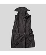 Club Monaco Black Sleeveless Wide Collar Midi Dress Sz 6 - €119,49 EUR