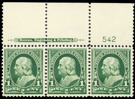 279, Mint NH PL# Strip of Three Stamps CV $85+ *--* Stuart Katz - £51.94 GBP