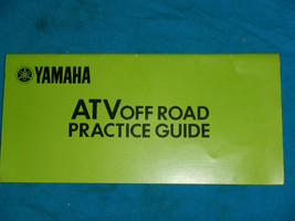1986 86 YAMAHA TIPS FOR THE ATV RIDER OFF ROAD GUIDE SHOP SERVICE REPAIR... - $9.57