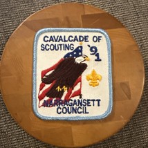 Vintage Narragansett Council - Cavalcade of Scouting 3”x3.5” Patch - 199... - $85.59 MXN