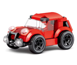 1 Pcs Small Red City Car Super Racing Vehicle Building Blocks Bricks Kids  - $18.00