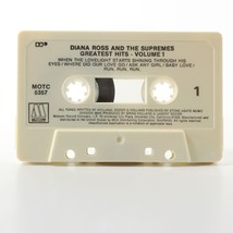 Diana Ross &amp; The Supremes Greatest Hits Vol. 1 (Cassette Tape ONLY, Motown) - $3.55