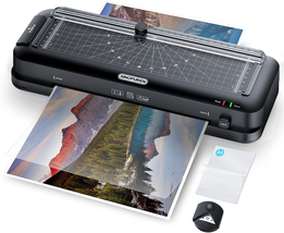 Laminator Machine, 9-Inch Thermal Laminator, Personal 3-In-1 Desktop Laminating - $54.63