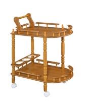 Giant 2-Tier Oak Wine Table - 29&quot; Tall - $2,341.66 MXN