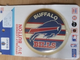 90s Buffalo Bills 3 1/2 in Button Wincraft - £7.95 GBP