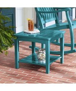 Member’s Mark FSC Eucalyptus Painted Square Side Table Teal (sc) - £132.38 GBP