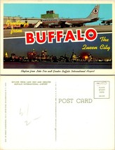 New York(NY) Buffalo International Airport American Airlines Vintage Postcard - £7.38 GBP