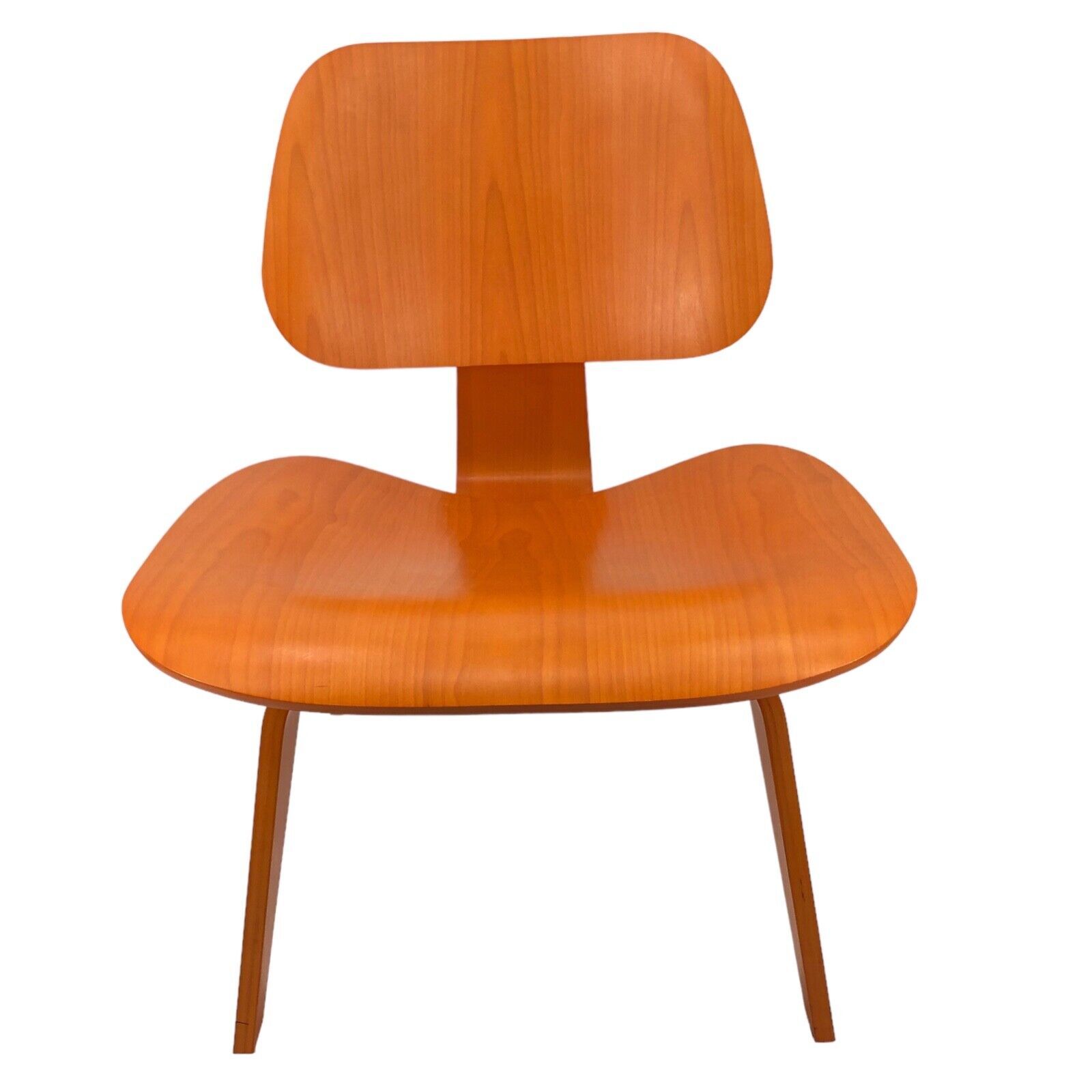 Herman Miller Eames LCW 13 Orange Plywood Lounge Chair 2007 - $2,004.75