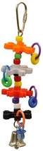 AE Cage Company Happy Beaks Tiny Rings and Stars Bird Toy - $10.19