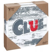 Hasbro CLUE Rustic Edition Collectible Wood Box Crime Board Game Parker Brothers - £23.74 GBP