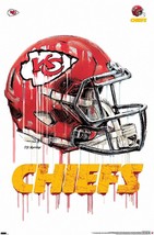 Trends International NFL Kansas City Chiefs - Drip Helmet 20 Wall Poster, 22.375 - $23.74