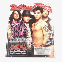 Fall Out Boy Signed Rolling Stones Magazine PSA/DNA Autographed Musician - £626.50 GBP
