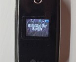 LG 230 / LG230 Black Virgin Mobile CDMA Cellular Flip Phone NO CABLES  - $24.74