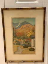 Yoshida, Toshi (1911 - 1995) Autumn in Hakone Museum Original Japanese Woodblock - £622.23 GBP