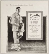 1920 Print Ad Viyella &amp; Clydella Flannel Pajamas New York,NY - £10.12 GBP