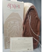 &quot; St. Nick&quot; Longaberger Pottery 1993 Chocolate Cookie Mold in Box instru... - £11.29 GBP