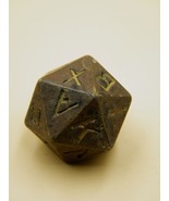 Twenty-sided die (icosahedron) with faces inscribed with Greek letters -... - $367.57 MXN
