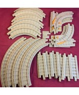 Lot of 22 Tan GeoTrax Track Fisher Price Train Parts Straight Curve Swit... - $665.05 MXN
