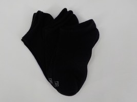 3 Pr K. Bell Womens No Show Sock Fits Shoe Sz 5.5-10 All Black Cotton Blend Nwot - £5.35 GBP