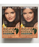 2 Pack - Clairol Natural Instincts 6A former 14 Light Cool Brown Hair Co... - £50.68 GBP
