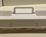 Bakelicious 12 Cupcake Plastic Carton Carrier Storage White - £13.78 GBP