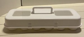 Bakelicious 12 Cupcake Plastic Carton Carrier Storage White - £13.82 GBP