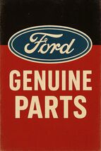 Ford USA Service  Genuine Parts Metal Sign 8x12in  Garage Car Mustang As - $24.74
