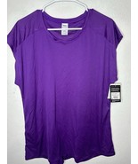 Champion Duo Dry Ventilated Grape Purple Active Shirt Top Size XL - $22.99