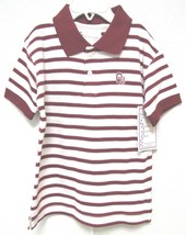 NCAA Oklahoma Sooners Red White Logo Red &amp; White Stripped Shirt Two Feet Ahead - £20.74 GBP