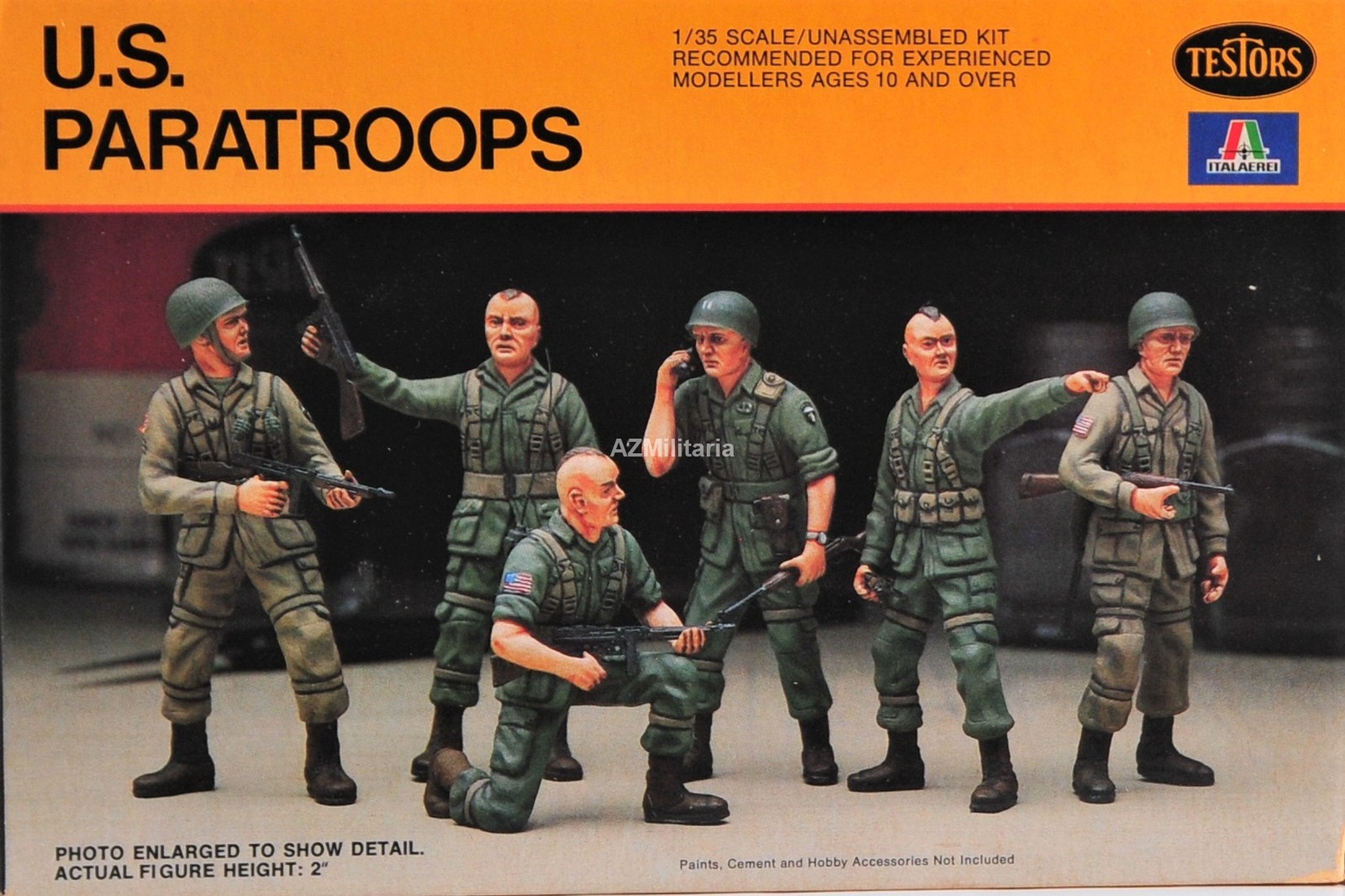 Primary image for Testors/Italaerei 6 U.S. Paratroopers 1/35 Scale 841