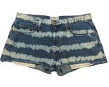Current/Elliott The Boyfriend Short Booty Denim 27 Blue Indigo Painted S... - $33.96