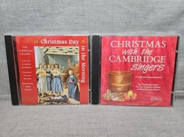 Lot of 2 Cambridge Singers CDs: Christmas Day in the Morning, Christmas with the - £11.18 GBP