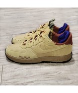 Nike Air Force 1 Wild Wheat Gold Womens Size 12 Shoes - $89.09