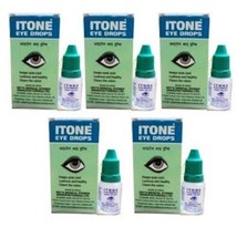 5X ITONE Herbal Eye Drop Keeps the eye cool and clear and increase the vision - £11.77 GBP