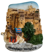 Marakech Morocco Vintage Fridge Magnet Camel Casbah - $14.84
