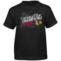 Chicago Blackhawks 2010 Champions Shirt Reebok Kids L - £8.86 GBP